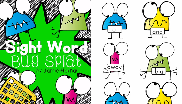 《Sight Word Bug Splat》高频词拍打苍蝇互动游戏PDF  百度网盘下载-学乐集