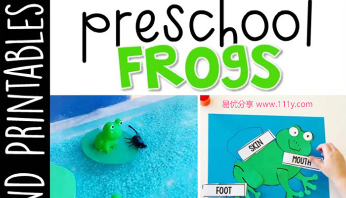 《Preschool Frogs》幼儿园主题互动书技能启蒙PDF 百度网盘下载-学乐集