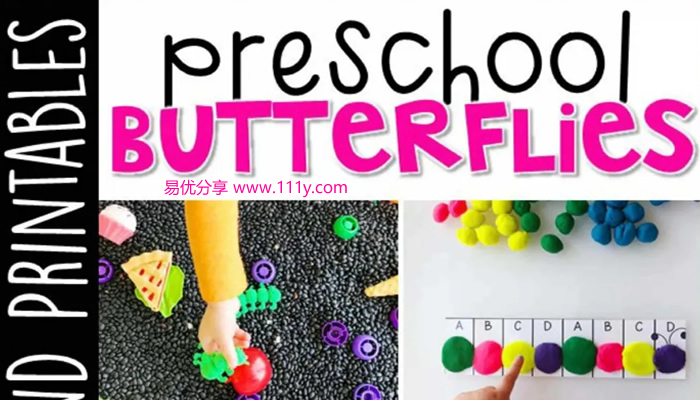 《Preschool Butterflies》幼儿园主题互动书技能启蒙PDF 百度网盘下载-学乐集