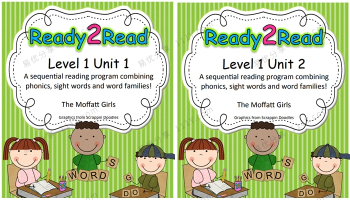 《Ready 2 Read Level 1》英语启蒙Unit1-8游戏书 百度网盘下载-学乐集