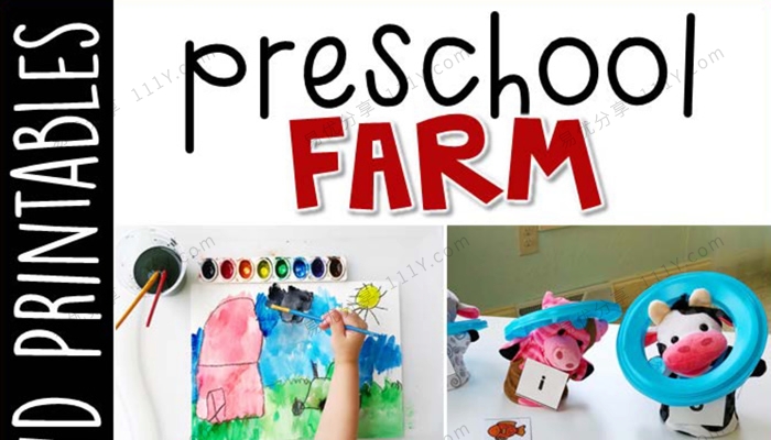 《Preschool Farm》幼儿园农场主题互动书技能启蒙PDF 百度网盘下载-学乐集