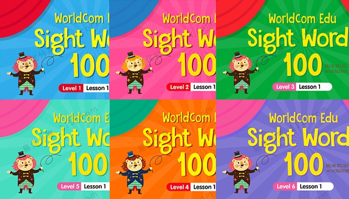 《Sight Words 100》120集Level 1-6级高频词教学视频 百度网盘下载-学乐集