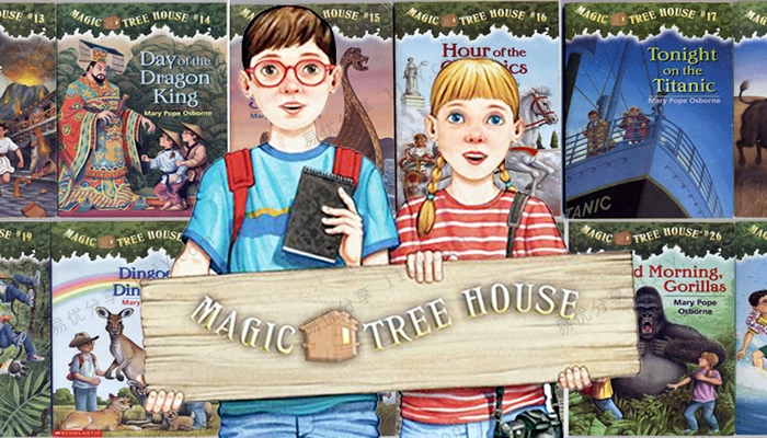《Magic Tree House神奇树屋》52册英文阅读章节书PDF+MP3音频 百度云网盘下载-学乐集