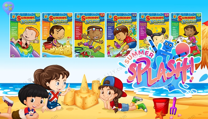 《Summer Splash Learning Activities》GK,1,2,3,4,5,6夏季数学英文练习册+答案 百度网盘下载-学乐集