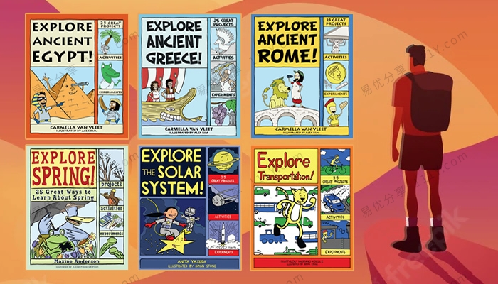 《Explore Your World Series》探索世界系列1-6册儿童科普英文阅读 百度网盘下载-学乐集