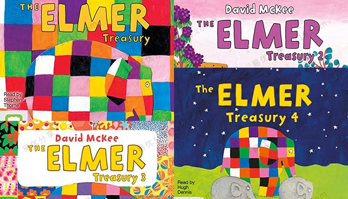 《The Elmer Treasuries Series》1-4卷30个有声故事MP3音频 百度网盘下载-学乐集