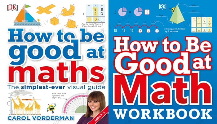《How to be Good at Maths》DK图解数学英文教材+练习册+答案 百度网盘下载-学乐集