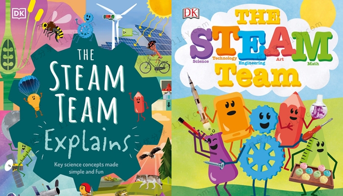 《The STEAM Team Series》有趣的科学知识系列STEM英文绘本 百度网盘下载-学乐集