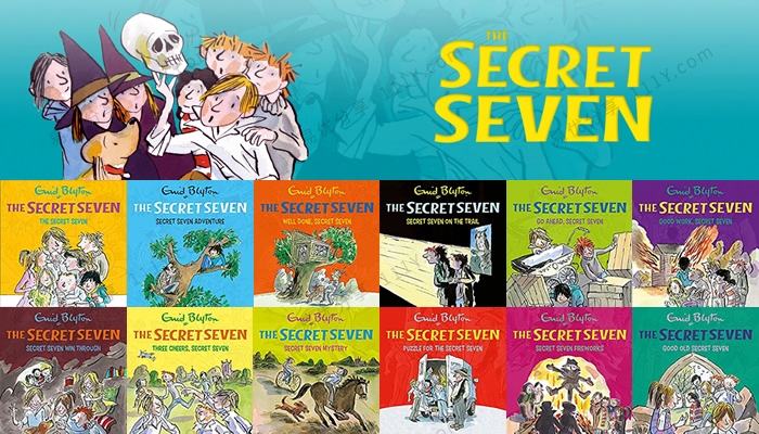 《The Secret Seven Series》神秘七人组系列儿童侦探MP3音频故事 百度网盘下载-学乐集