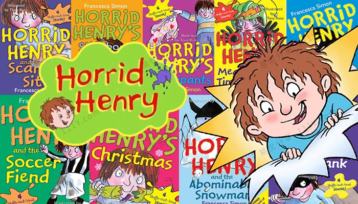 《Horrid Henry Series》15册淘气包亨利章节英文阅读PDF附音频 百度网盘下载-学乐集