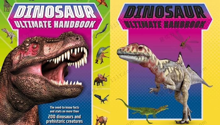 《Dinosaur Ultimate Handbook》400页恐龙终极手册DK科普英文绘本 百度网盘下载-学乐集