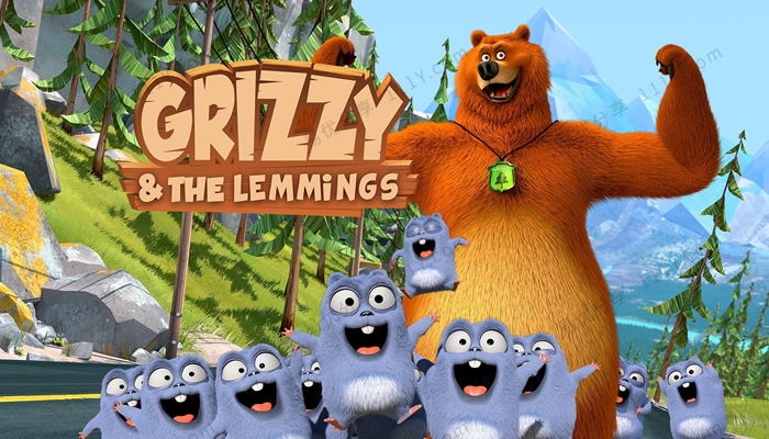《Grizzy & the Lemmings》棕熊和萌鼠第一季全78集英文动画视频 百度网盘下载-学乐集