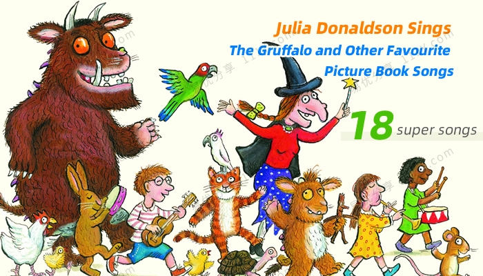 《Julia Donaldson Sings collection》朱莉娅·唐纳森歌曲集合MP3音频 百度网盘下载-学乐集