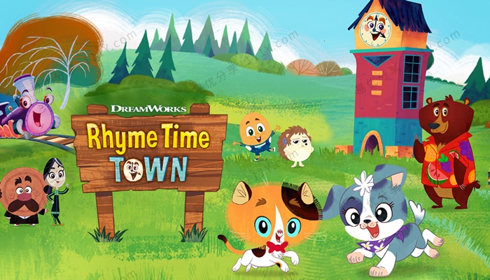 《Rhyme Time Town》儿歌童谣城第一季全6集英文动画视频 百度网盘下载-学乐集