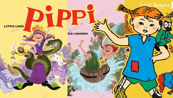 《Pippi Longstocking Series》三册长袜子皮皮系列英文阅读附音频MP3 百度网盘下载-学乐集