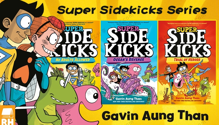 《Super Sidekicks Series》1-3册超级伙伴系列儿童英文漫画PDF 百度网盘下载-学乐集