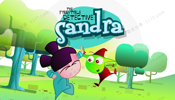 《Sandra the Fairytale Detective》童话侦探桑德拉第一季全52集英文版动画 百度网盘下载-学乐集