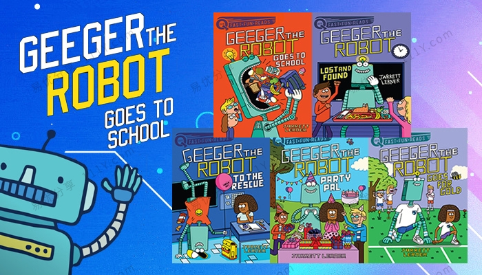 《Geeger the Robot Series》1-5册机器人吉格科幻英文儿童读物 百度网盘下载-学乐集