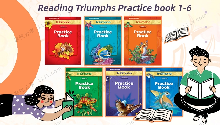 《Reading Triumphs Practice book》G1,2,3,4,5,6阅读理解英文练习册 百度网盘下载-学乐集