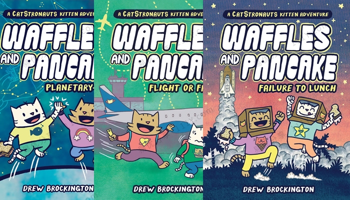 《Waffles and Pancake Series》1-3册儿童阅读全彩英文漫画系列 百度网盘下载-学乐集